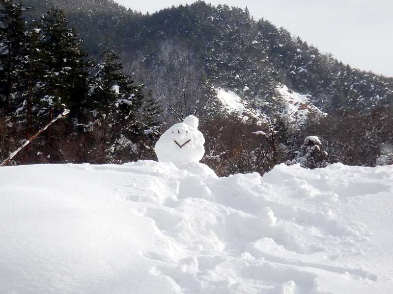 にっこり雪だるま